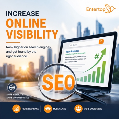 Entertop SEO services help businesses increase online visibility and achieve higher Google search rankings in Malaysia.