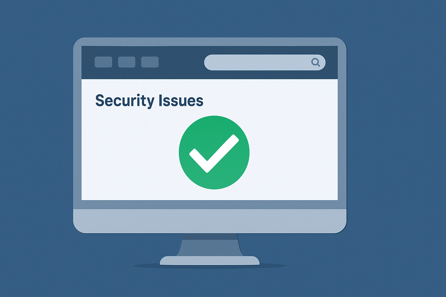 Google Search Console security report showing no security issues